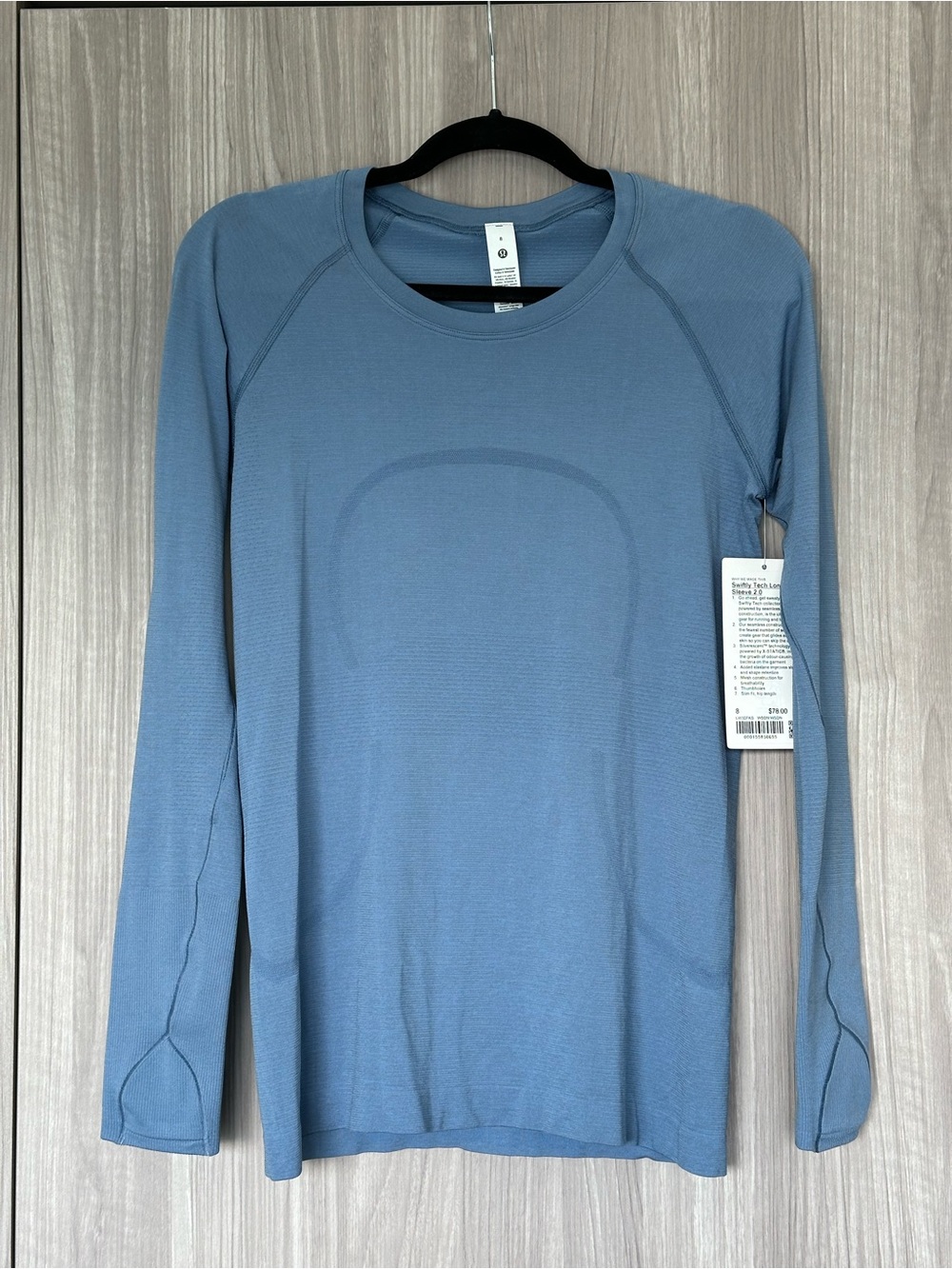 Lululemon Athletica Blue Long Sleeve Crew Top